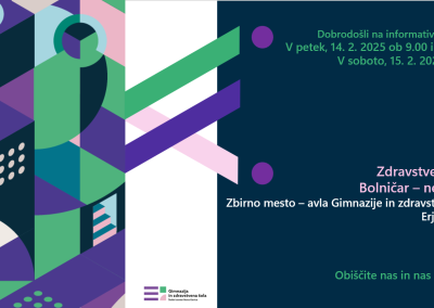 Informativni dan – 14. in 15. 2. 25